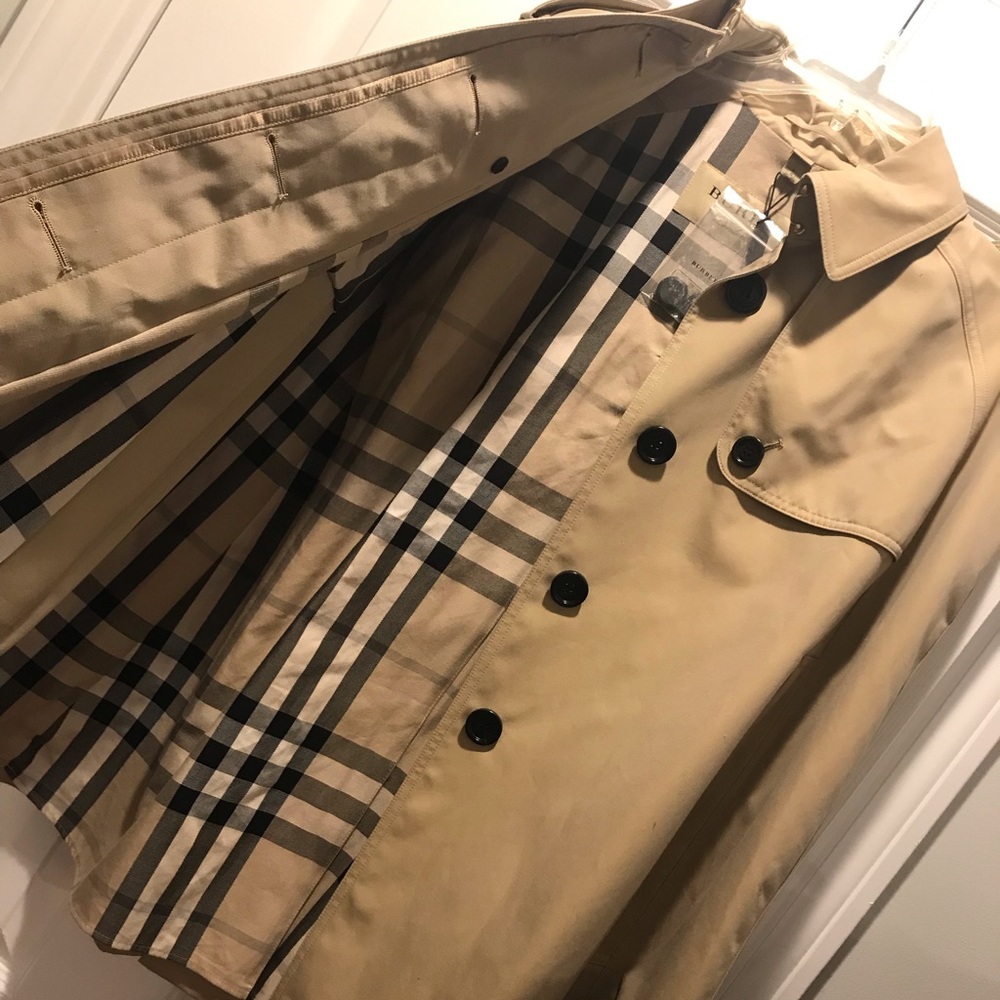 Burberry cape coat